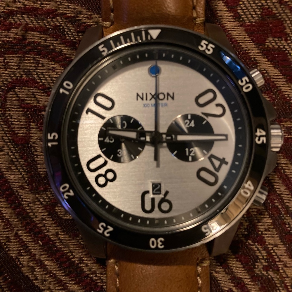 The Ranger Chrono Leather Watch by NIXON